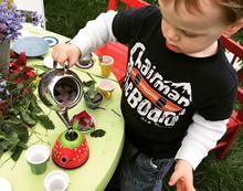 Preschool Circle Time at Little Hands Garden School on Hawthorne